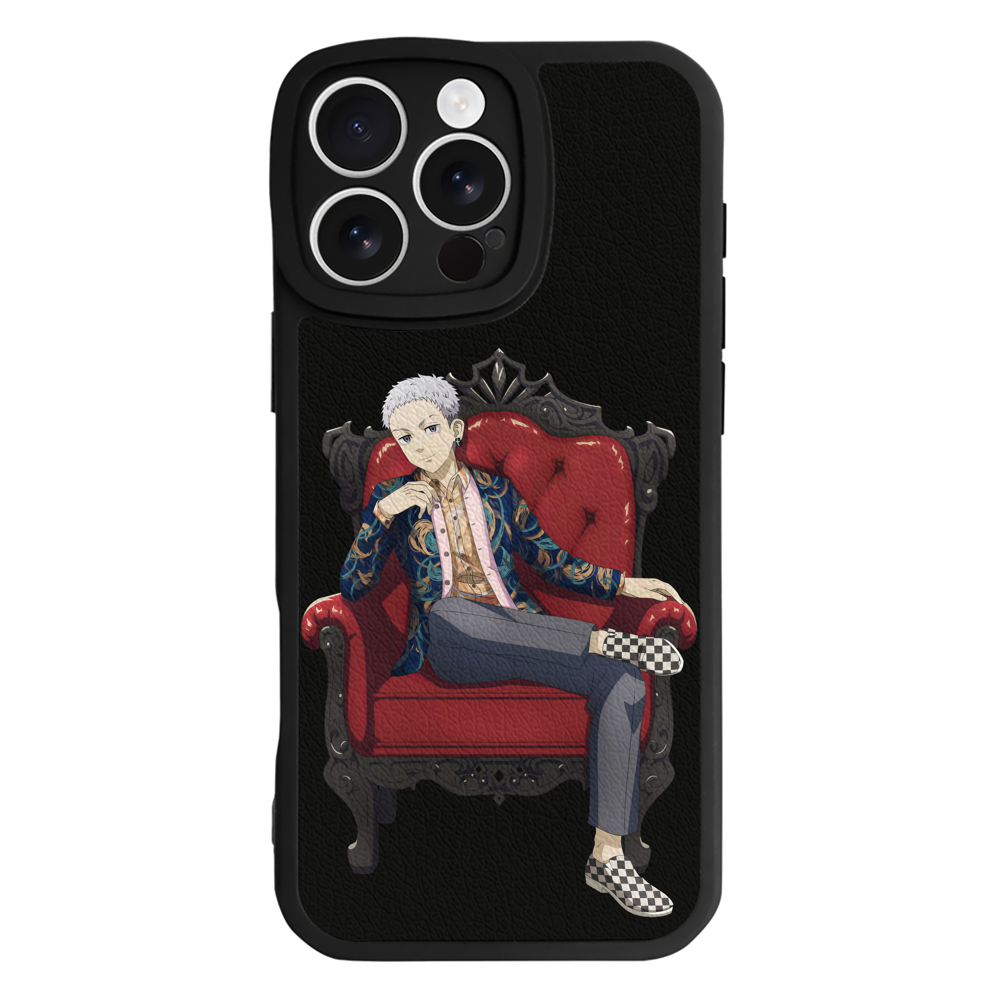 （画像用） 東京リベンジャーズ Tokyo Revengers 【iPhone 16シリーズ対応】シリコンスマホケース（レザー調） 材質：シリコン
